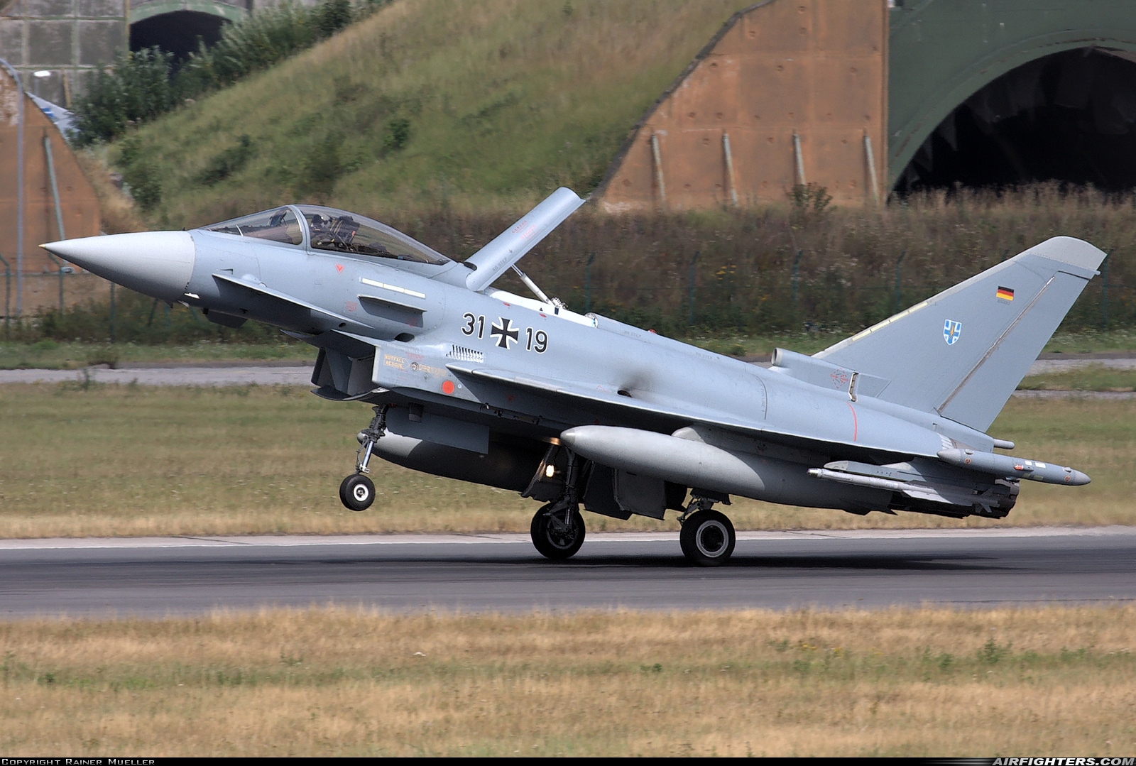 Germany - Air Force Eurofighter EF-2000 Typhoon S 31+19 at Rostock - Laage (RLG / ETNL), Germany