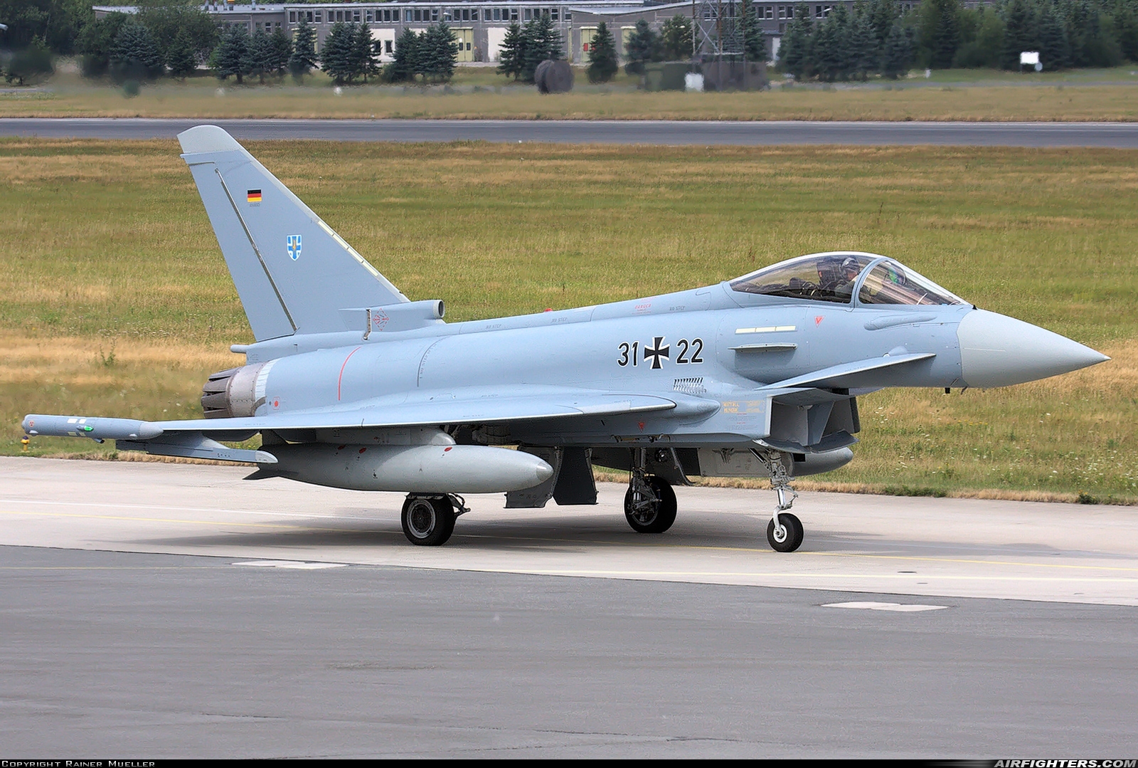 Germany - Air Force Eurofighter EF-2000 Typhoon S 31+22 at Rostock - Laage (RLG / ETNL), Germany