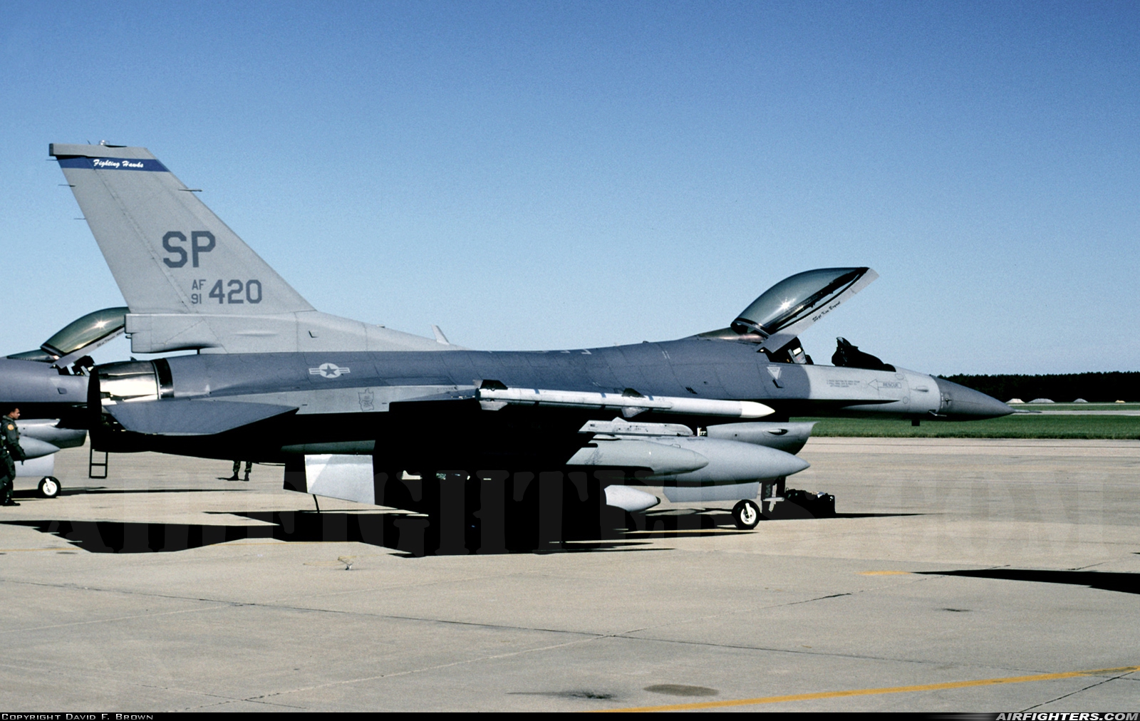 USA - Air Force General Dynamics F-16C Fighting Falcon 91-0420 at Shaw AFB (SSC/KSSC), USA