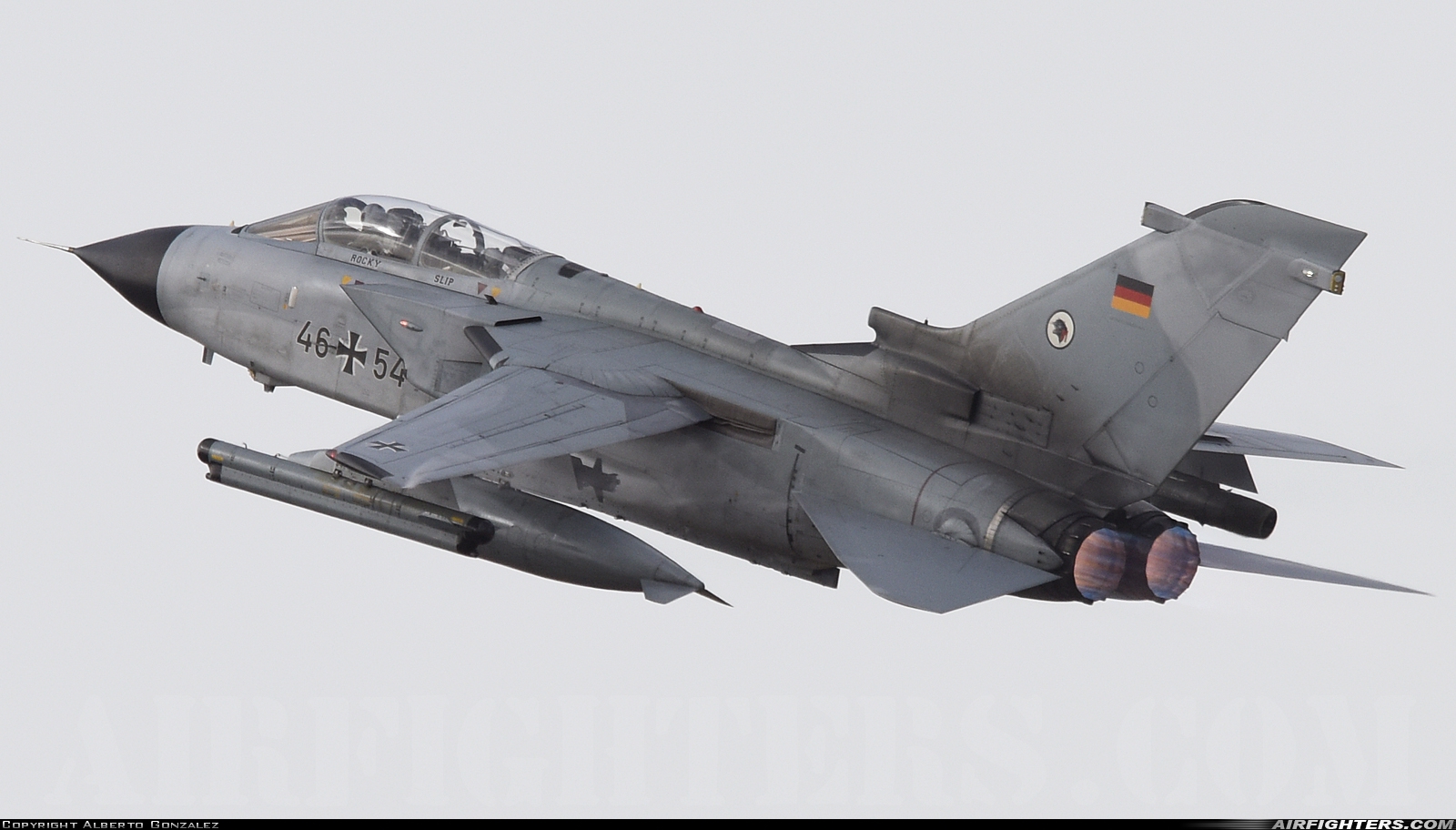 Germany - Air Force Panavia Tornado ECR 46+54 at Albacete (- Los Llanos) (LEAB), Spain