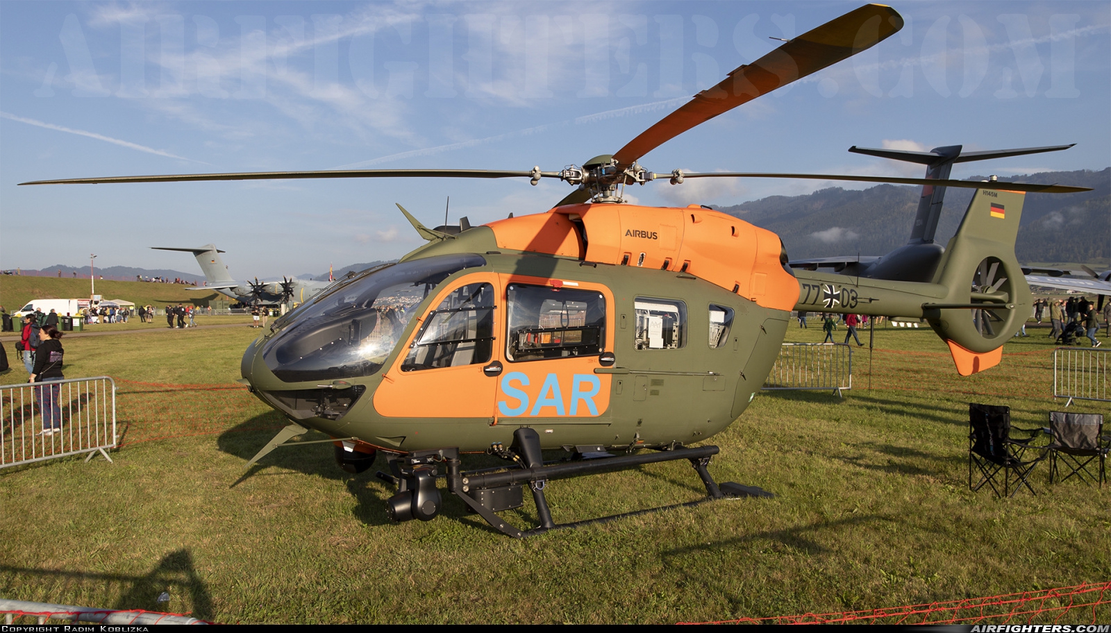 Germany - Army Eurocopter EC-645T2 77+03 at Zeltweg (LOXZ), Austria