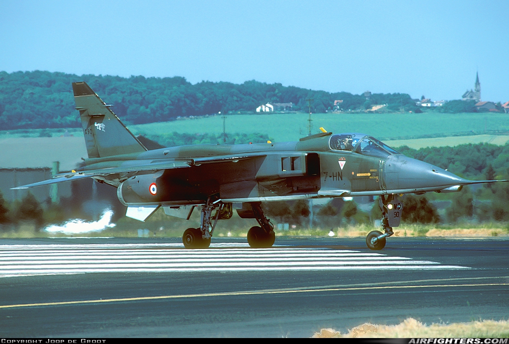 France - Air Force Sepecat Jaguar A A90 at Reims - Champagne (RHE / LFSR), France