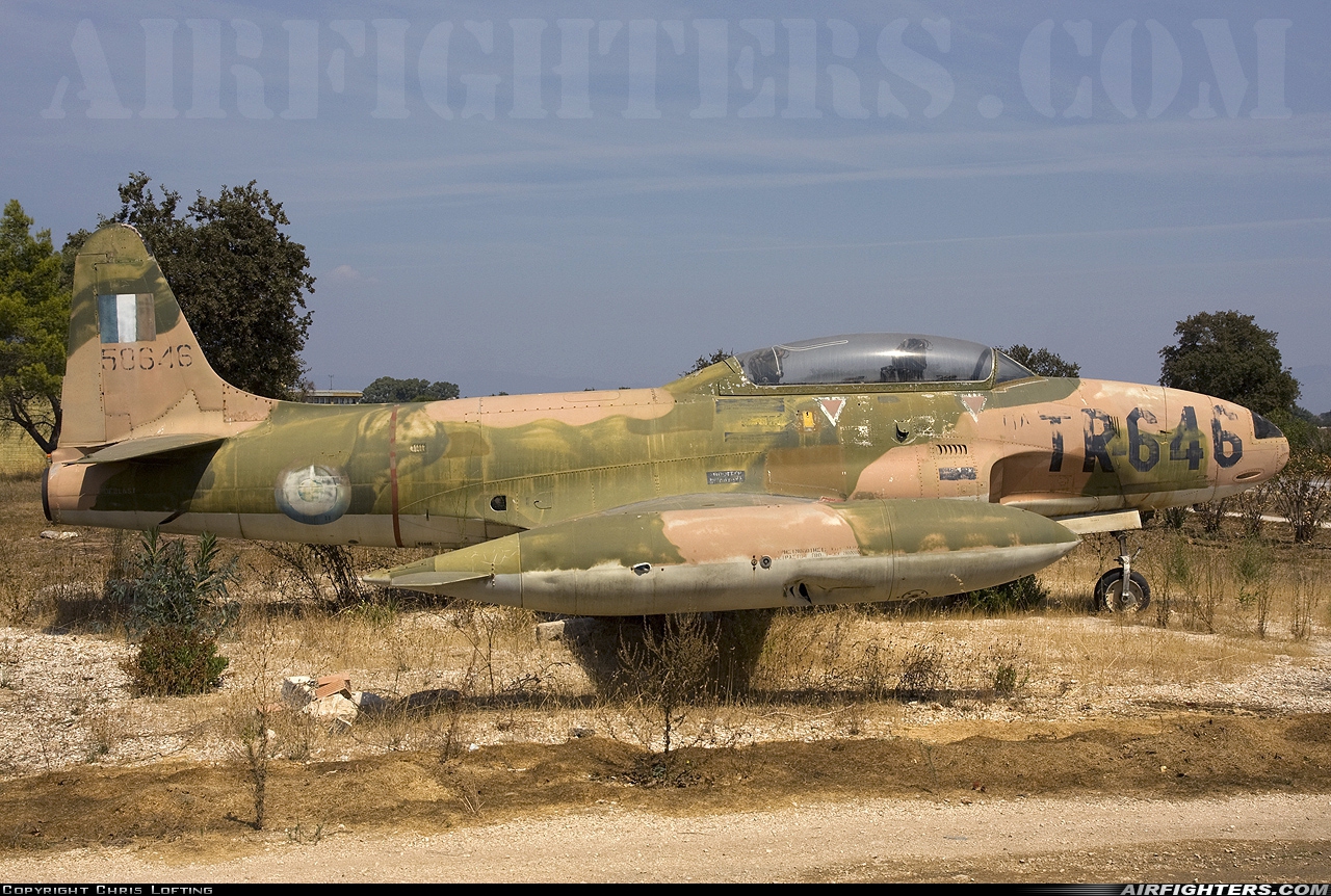 Greece - Air Force Lockheed T-33A Shooting Star 58646 at Araxos (GPA / LGRX), Greece