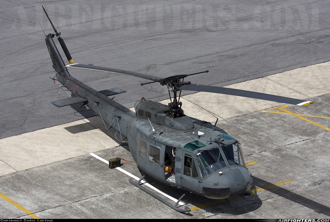 Brazil - Air Force Bell UH-1H Iroquois (205) 8694 at Natal - Augusto Severo (NAT / SBNT), Brazil