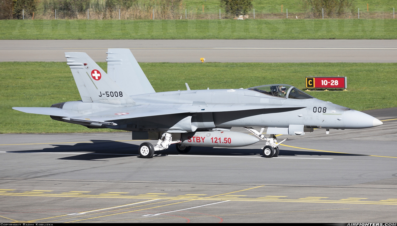 Switzerland - Air Force McDonnell Douglas F/A-18C Hornet J-5008 at Meiringen (LSMM), Switzerland