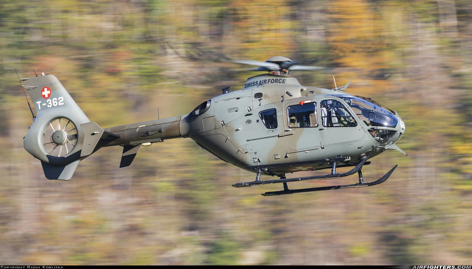 Switzerland - Air Force Eurocopter TH05 (EC-635P2+) T-362 at Meiringen (LSMM), Switzerland