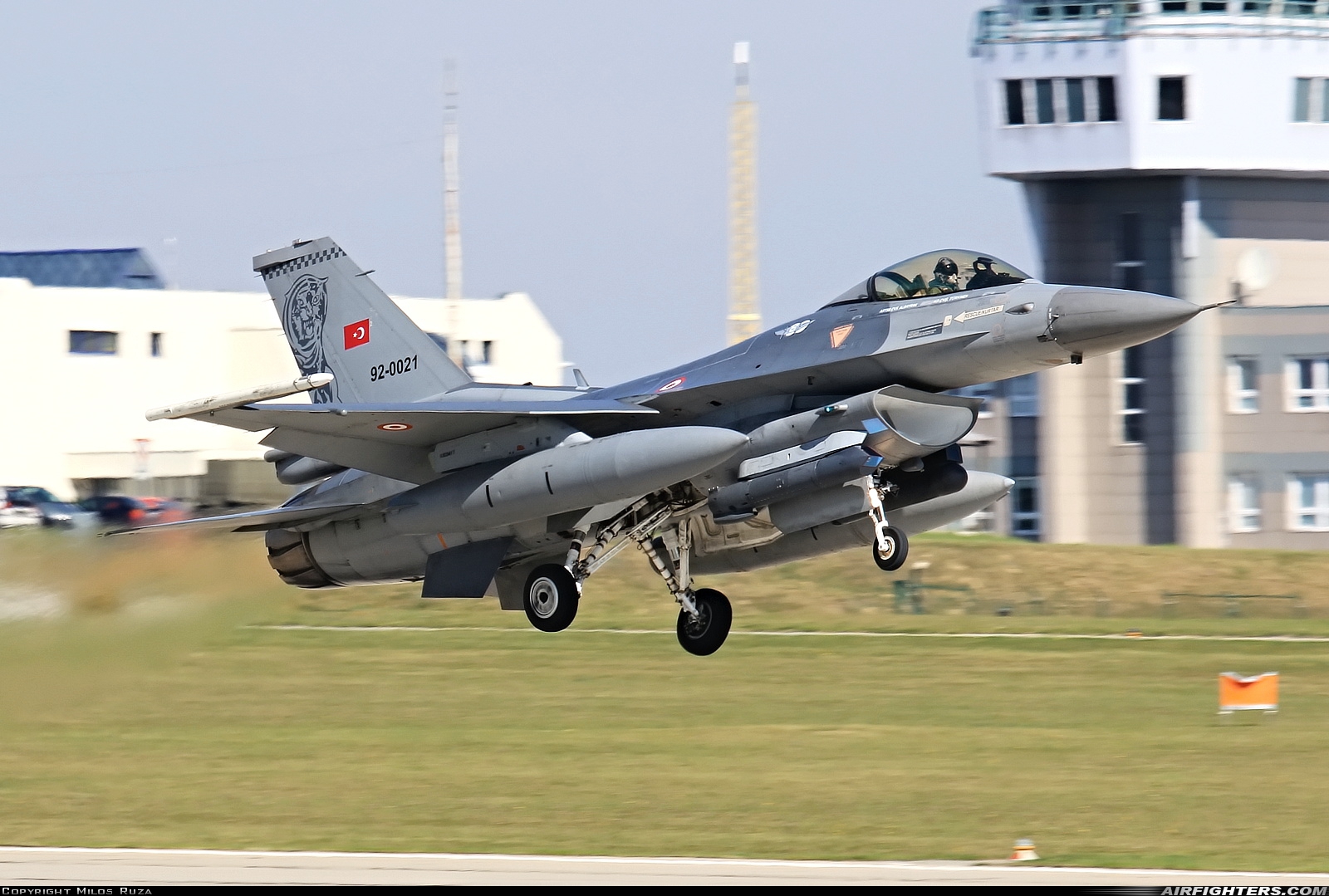 Türkiye - Air Force General Dynamics F-16C Fighting Falcon 92-0021 at Namest nad Oslavou (LKNA), Czech Republic