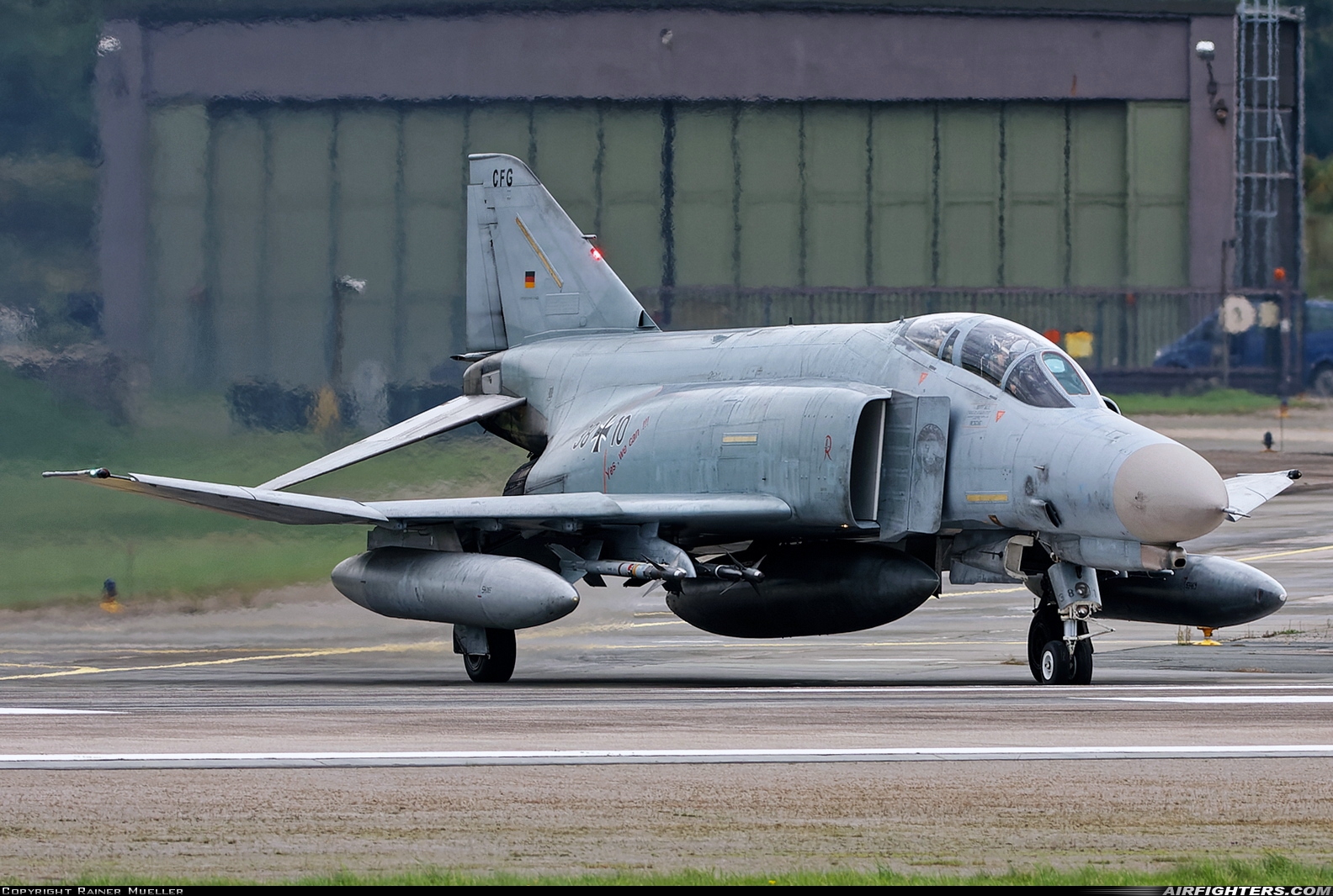 Germany - Air Force McDonnell Douglas F-4F Phantom II 38+10 at Wittmundhafen (Wittmund) (ETNT), Germany