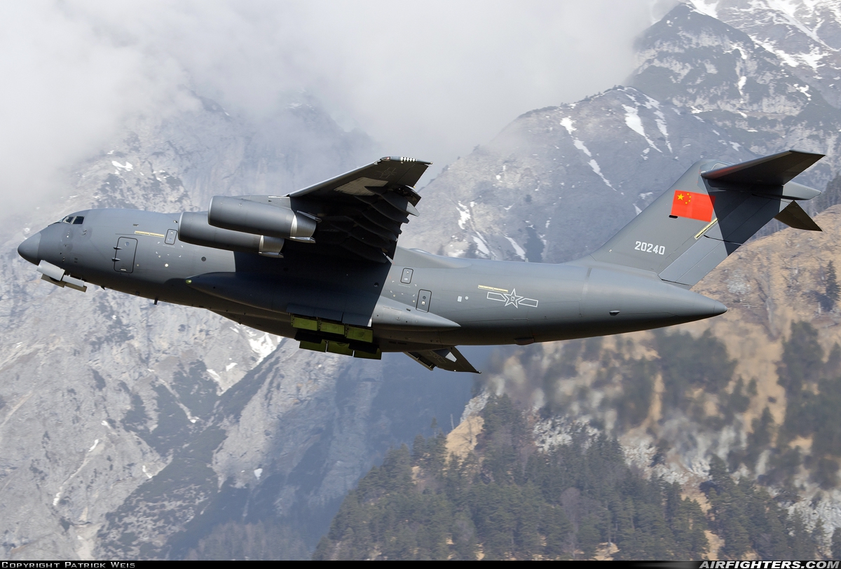 China - Air Force Xian Y-20A 20240 at Innsbruck - Kranebitten (INN / LOWI), Austria