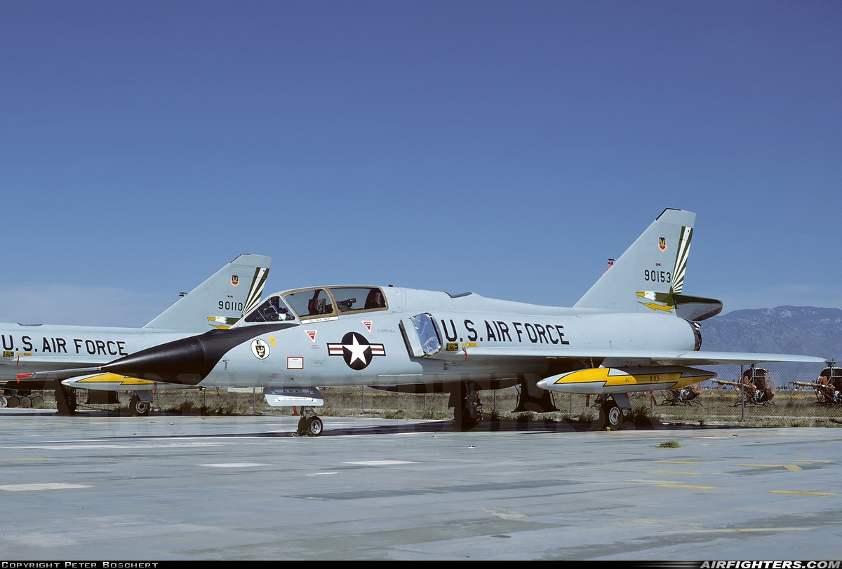 USA - Air Force Convair F-106B Delta Dart (8) 59-0153 at Tucson - Davis-Monthan AFB (DMA / KDMA), USA