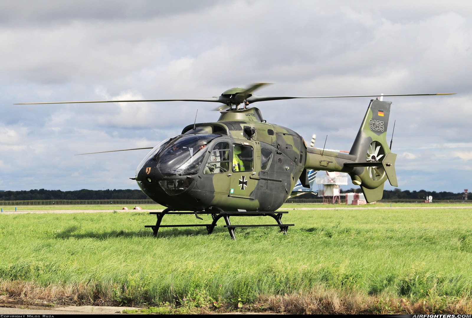 Germany - Army Eurocopter EC-135T1 82+55 at Ostrava - Mosnov (OSR / LKMT), Czech Republic