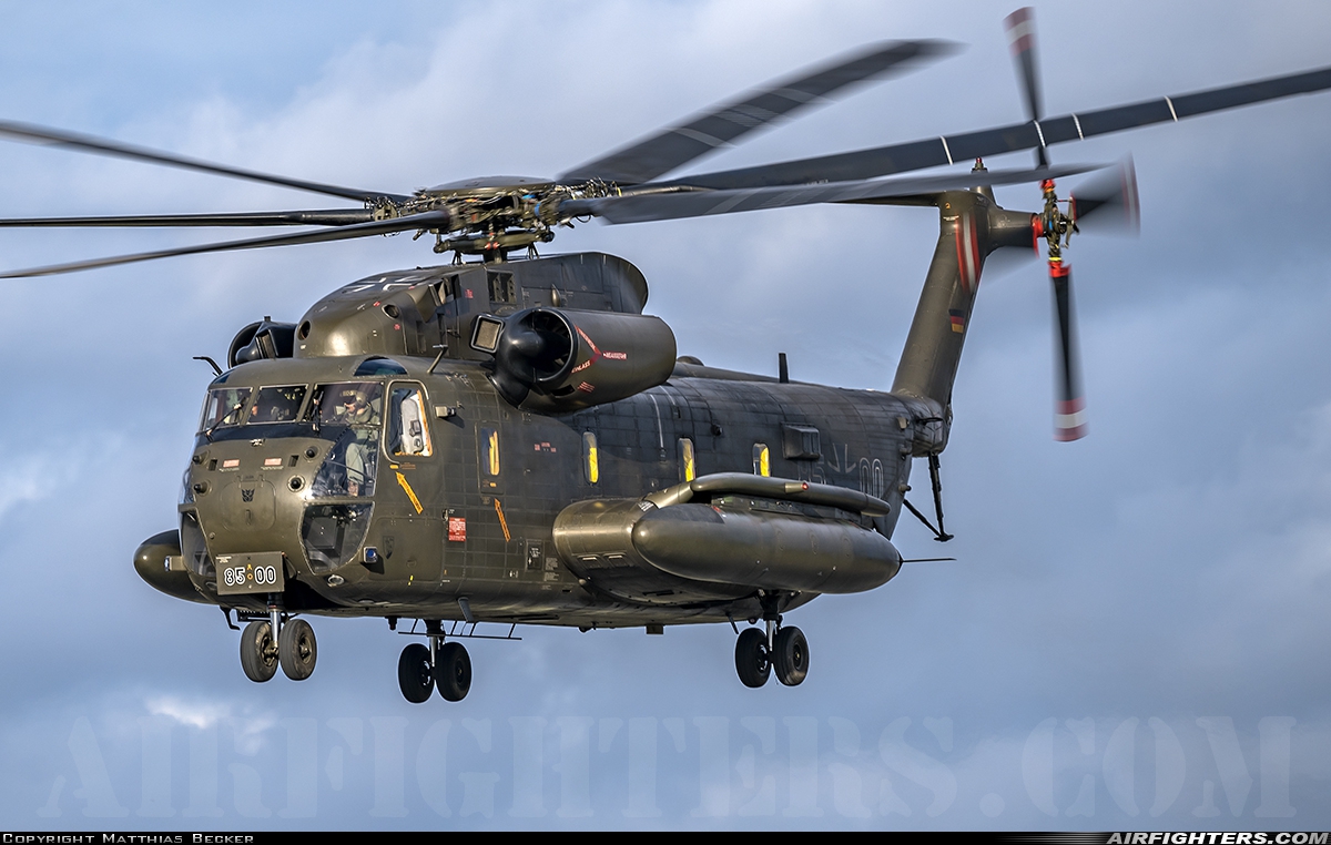 Germany - Army Sikorsky CH-53GS (S-65) 85+00 at Saarbrucken (- Ensheim) (SCN / EDDR), Germany