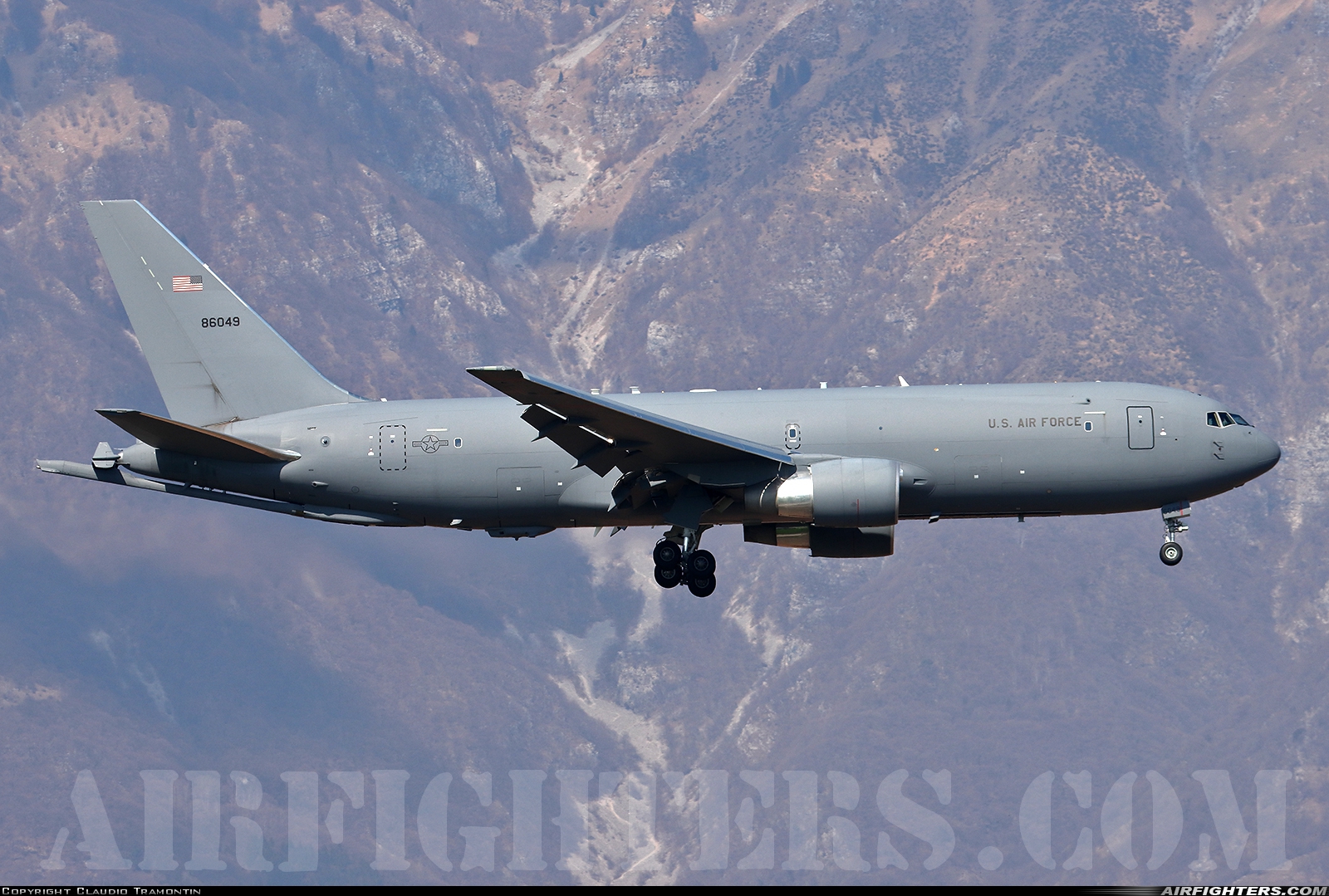 USA - Air Force Boeing KC-46A Pegasus (767-200LRF) 18-46049 at Aviano (- Pagliano e Gori) (AVB / LIPA), Italy