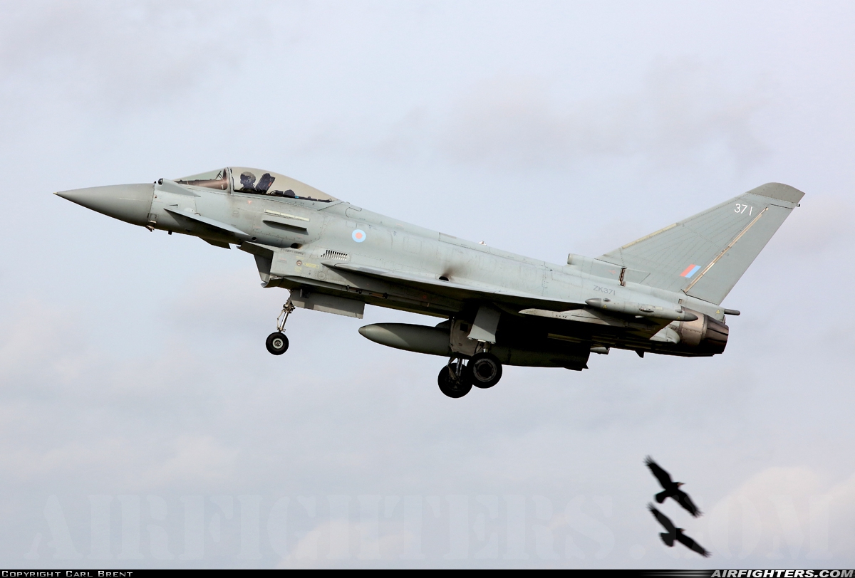 UK - Air Force Eurofighter Typhoon FGR4 ZK371 at Coningsby (EGXC), UK