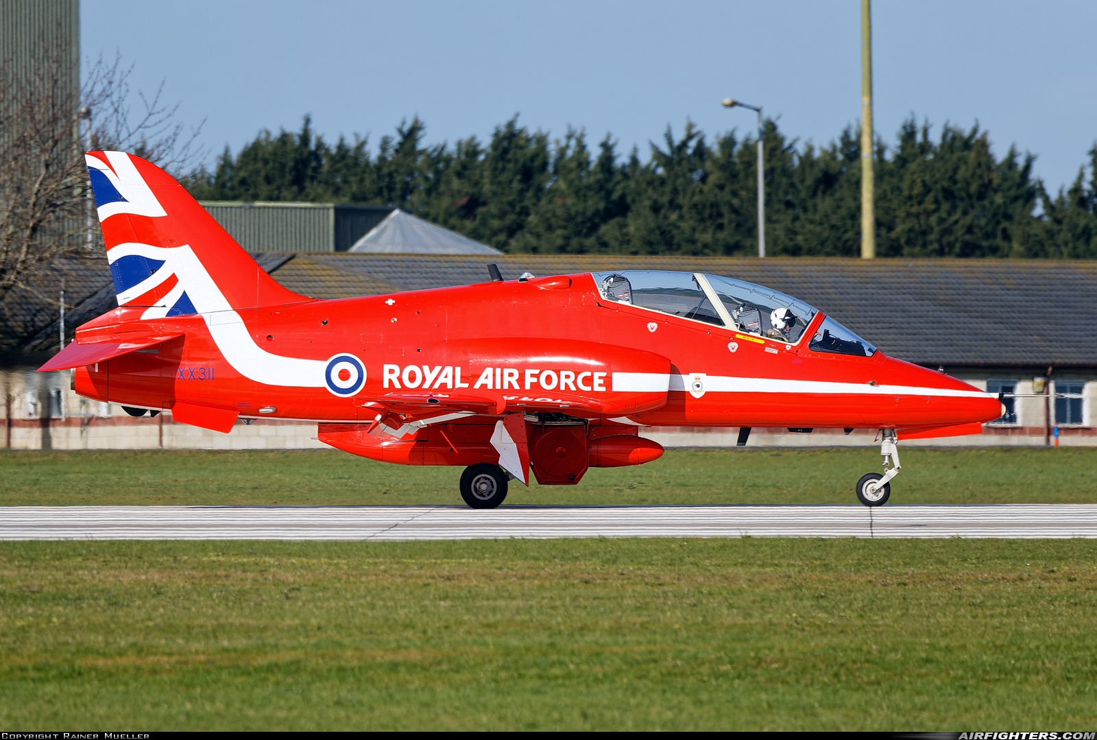 UK - Air Force British Aerospace Hawk T.1 XX311 at Waddington (WTN / EGXW), UK