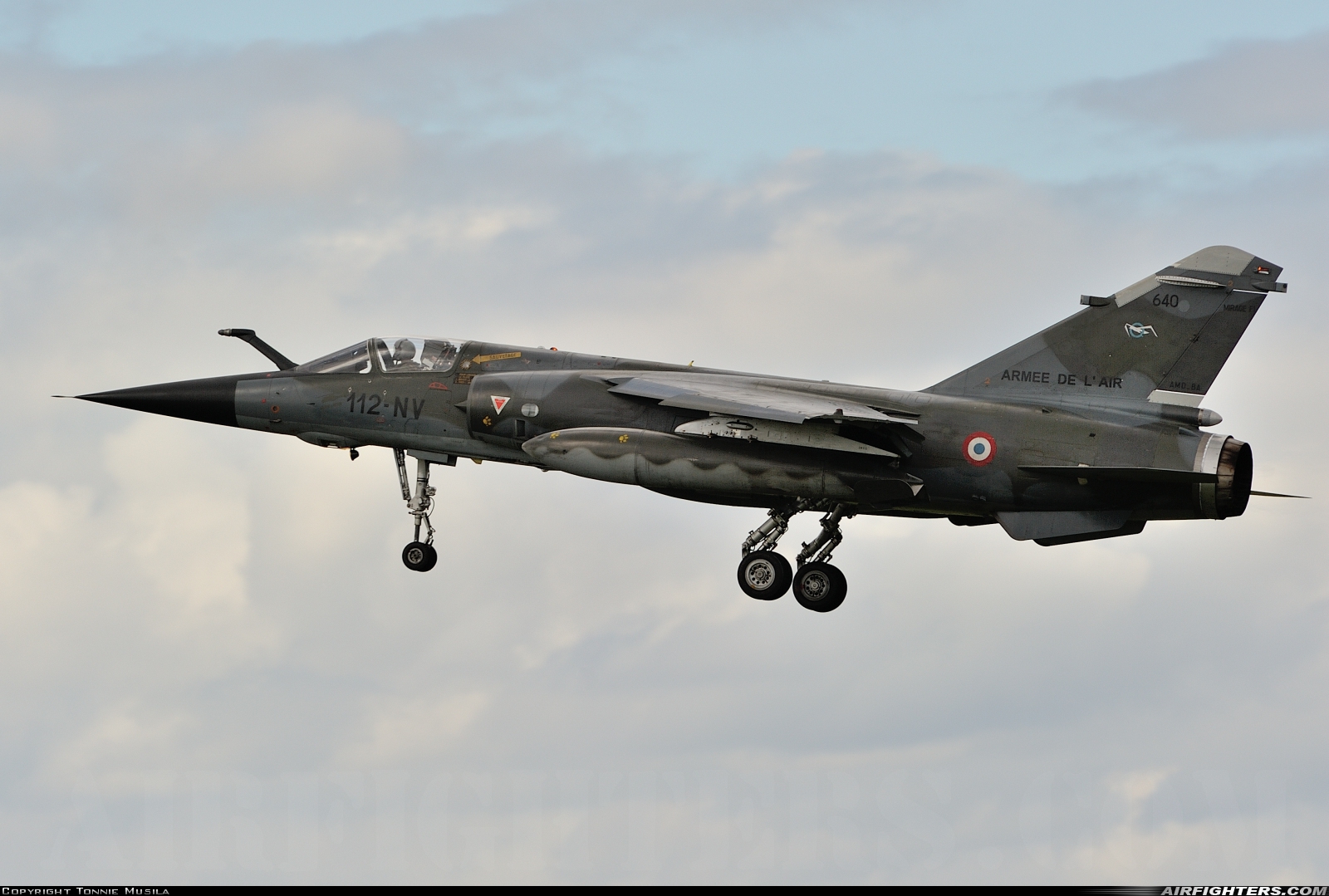 France - Air Force Dassault Mirage F1CR 640 at Cambrai - Epinoy (LFQI), France