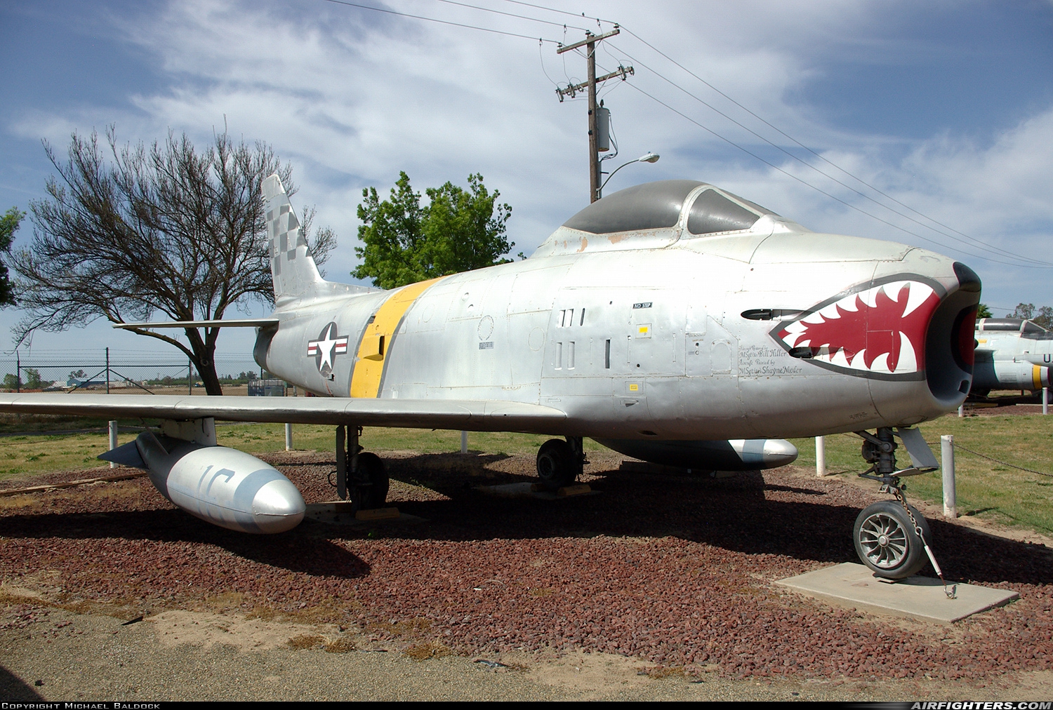 USA - Air Force North American F-86H Sabre 53-1230 at Atwater (Merced) - Castle (AFB) (MER / KMER), USA