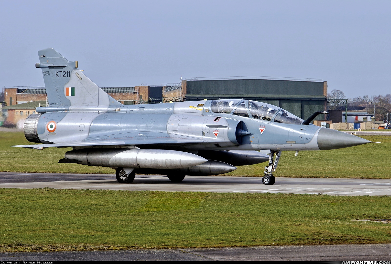 India - Air Force Dassault Mirage 2000TI KT211 at Waddington (WTN / EGXW), UK