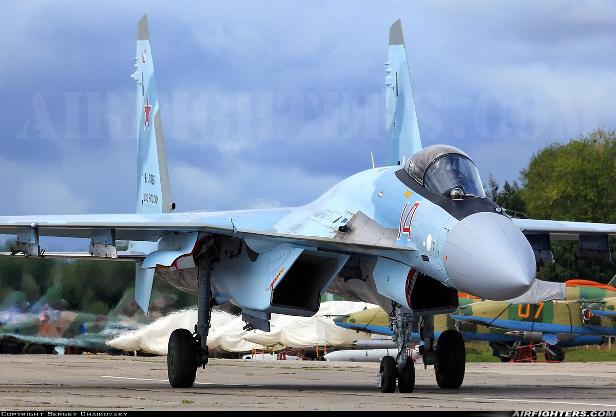 Photo ID 273357 by Sergey Chaikovsky. Russia Air Force Sukhoi Su 35S, RF 81858
