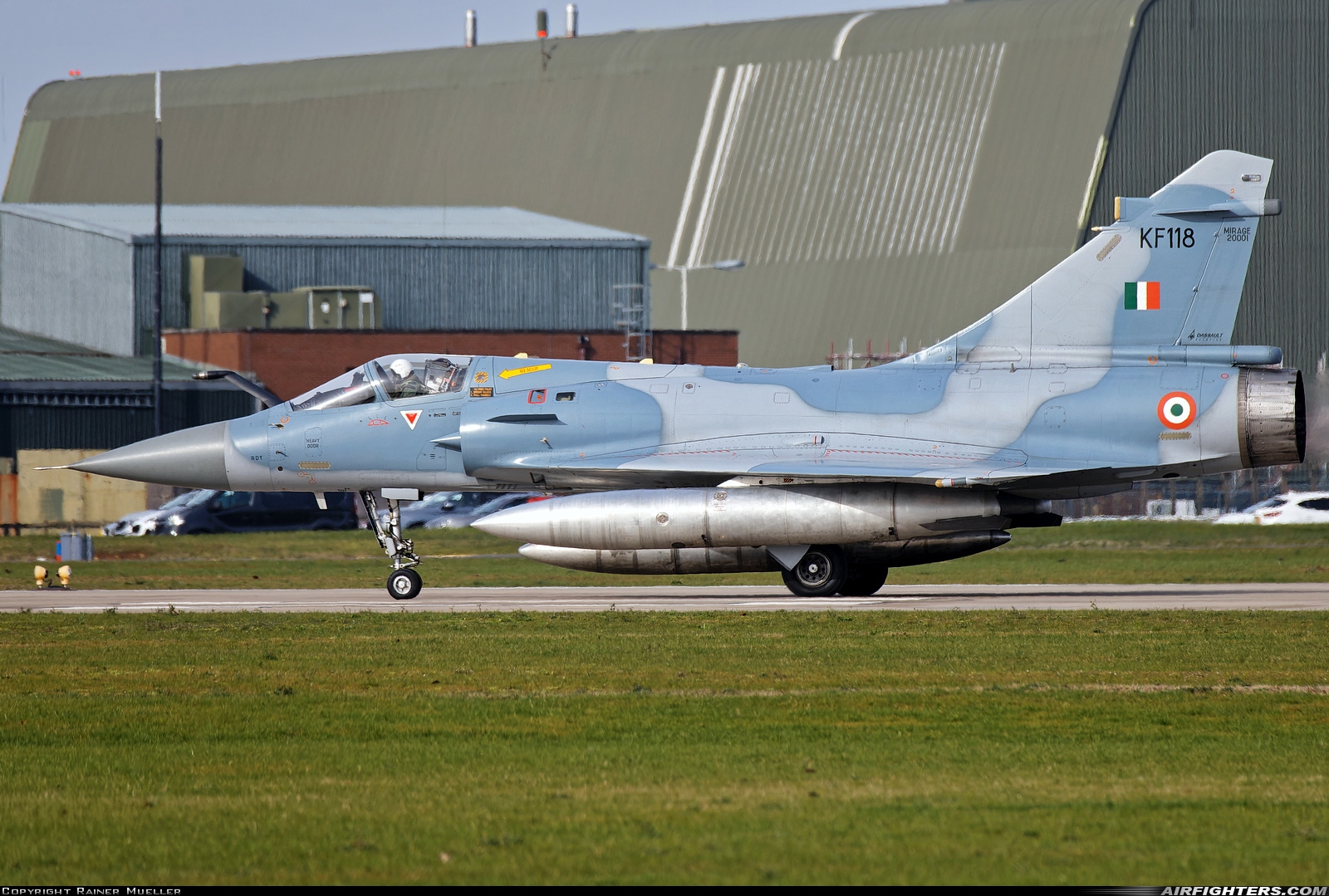 India - Air Force Dassault Mirage 2000I KF118 at Waddington (WTN / EGXW), UK