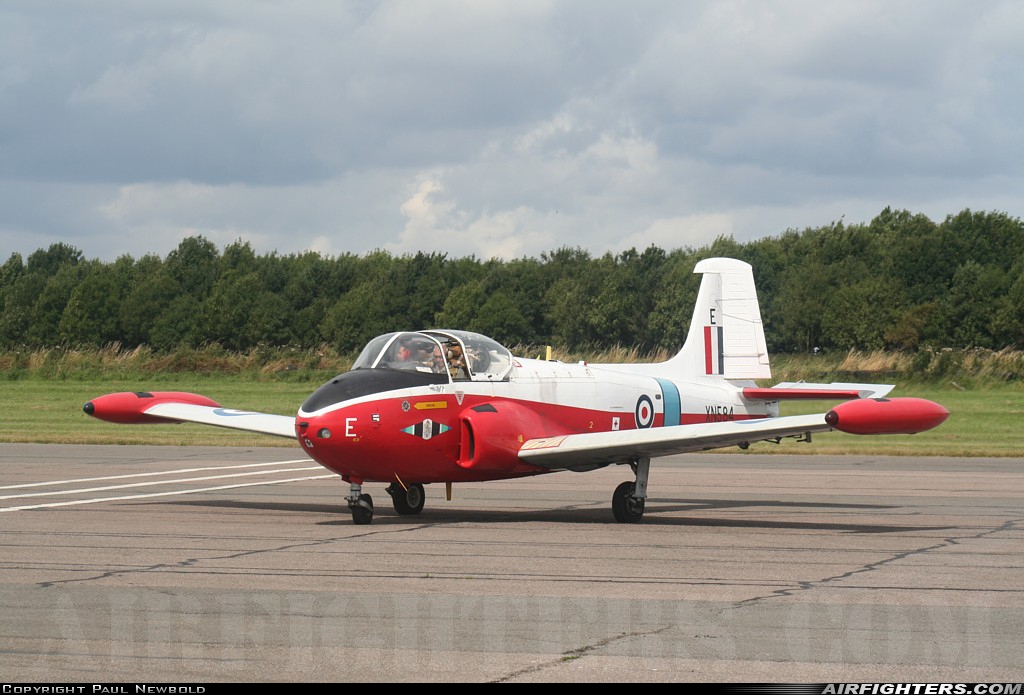 UK - Air Force Hunting Percival P-84 Jet Provost T3A XN584 at Bruntingthorpe, UK