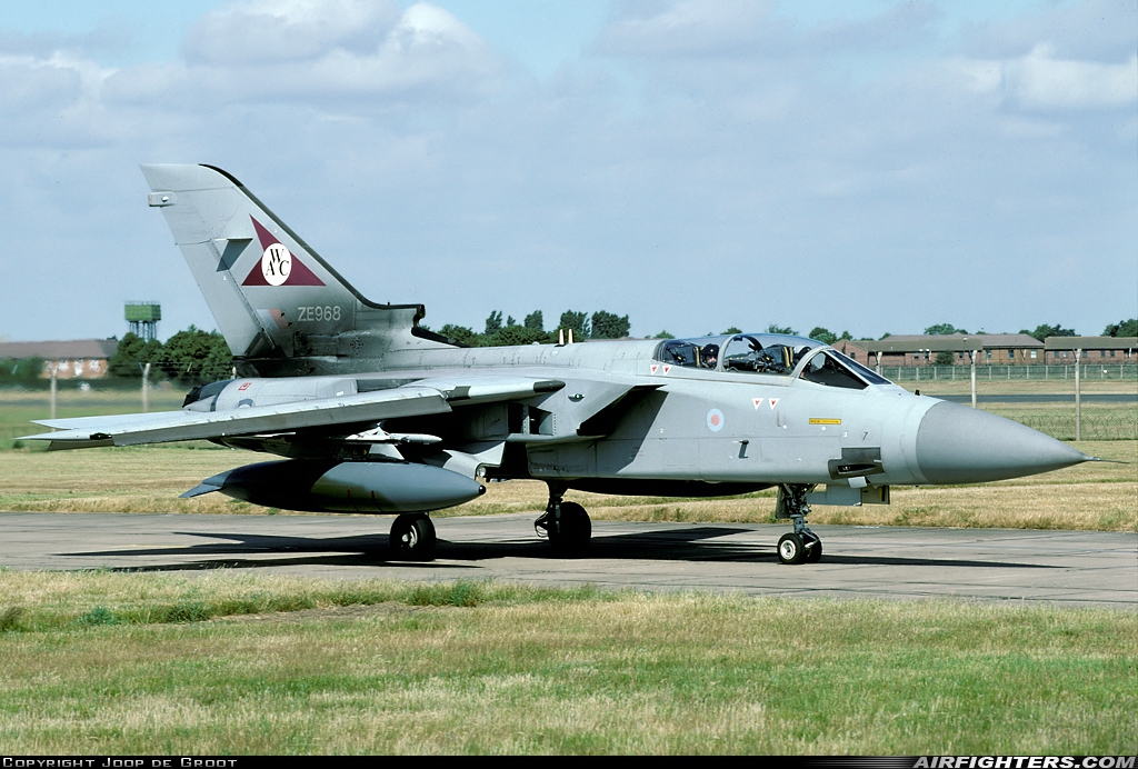 UK - Air Force Panavia Tornado F3 ZE968 at Coningsby (EGXC), UK