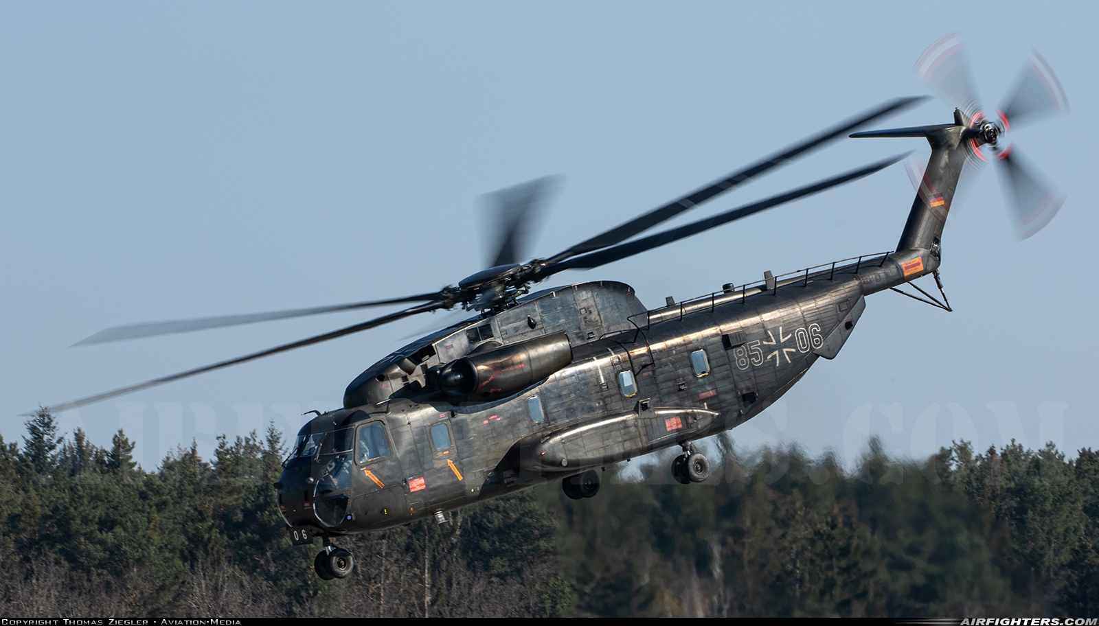 Germany - Air Force Sikorsky CH-53GA (S-65) 85+06 at Ingolstadt - Manching (ETSI), Germany
