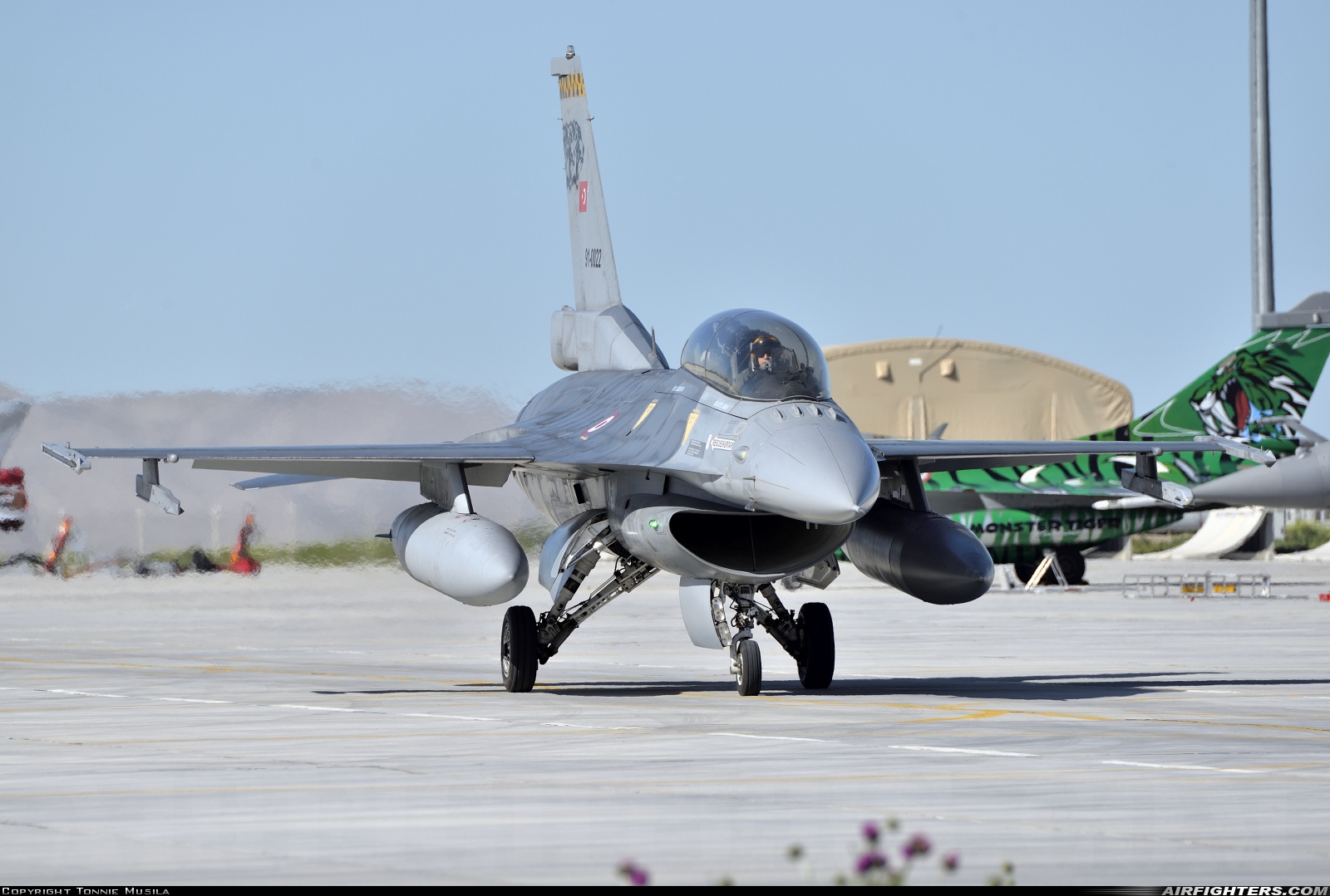 Türkiye - Air Force General Dynamics F-16D Fighting Falcon 91-0022 at Konya (KYA / LTAN), Türkiye