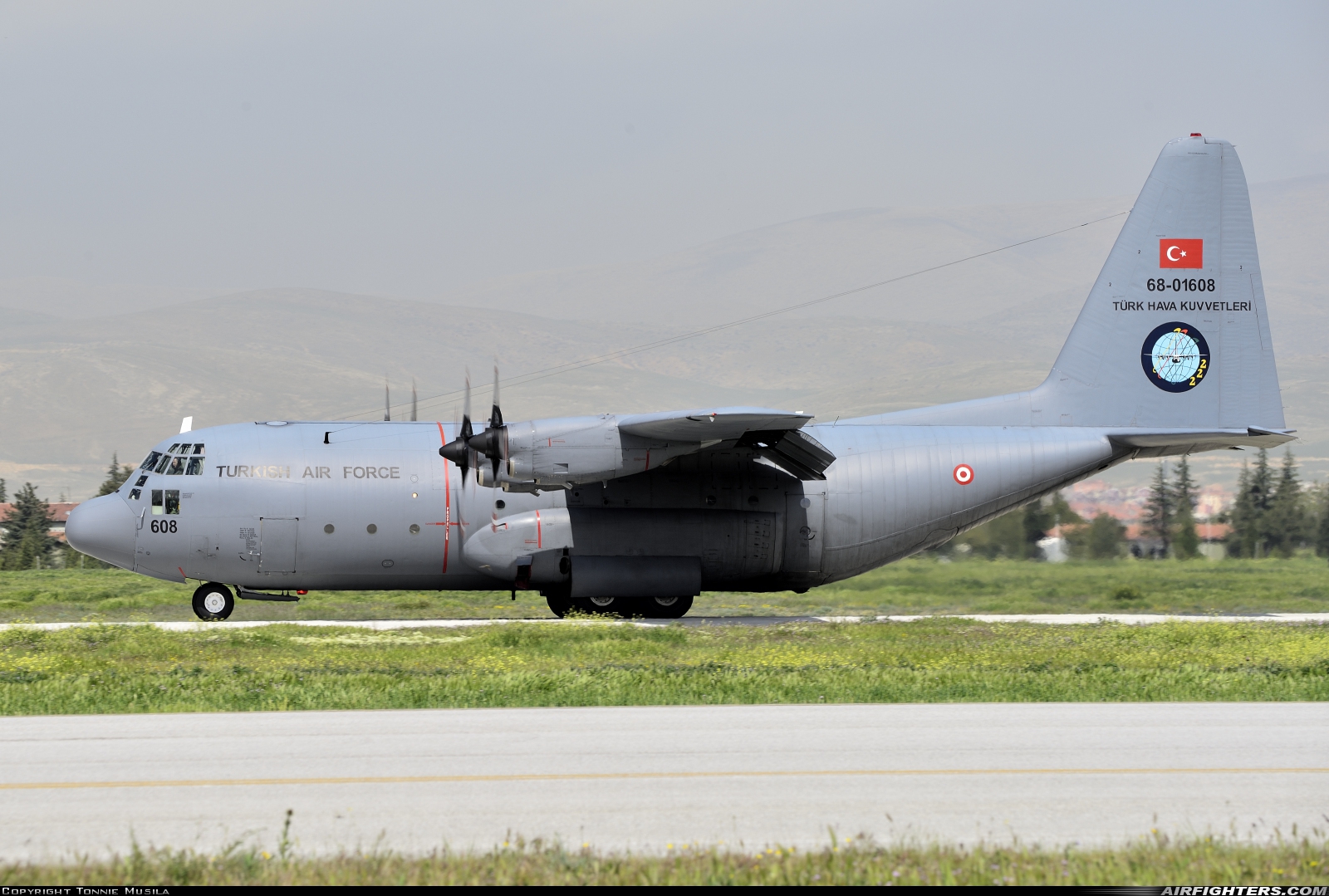 Türkiye - Air Force Lockheed C-130E Hercules (L-382) 68-01608 at Konya (KYA / LTAN), Türkiye
