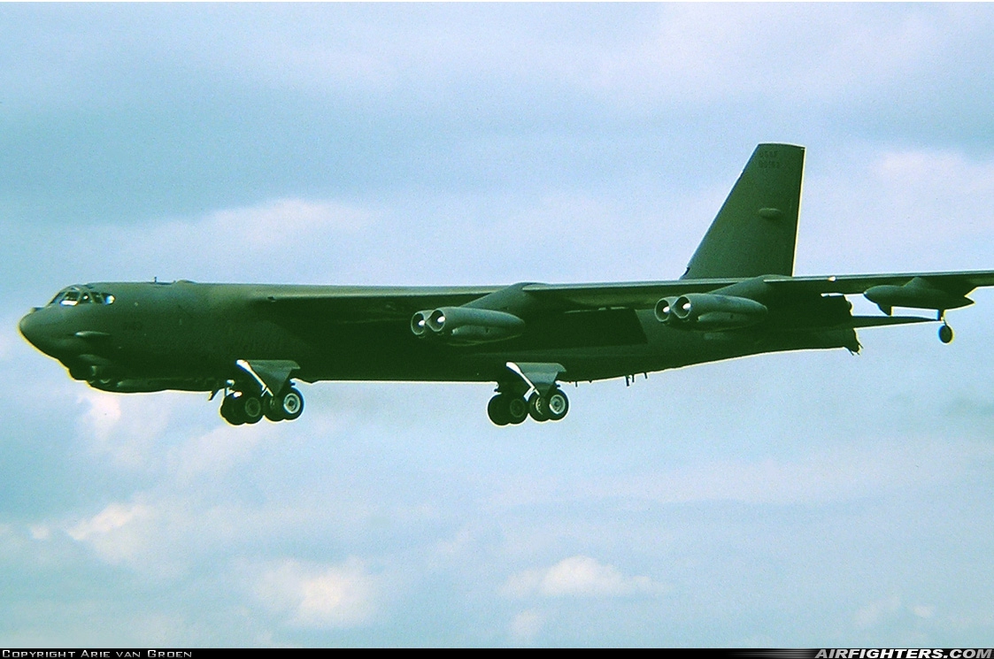 USA - Air Force Boeing B-52G Stratofortress 58-0183 at Mildenhall (MHZ / GXH / EGUN), UK