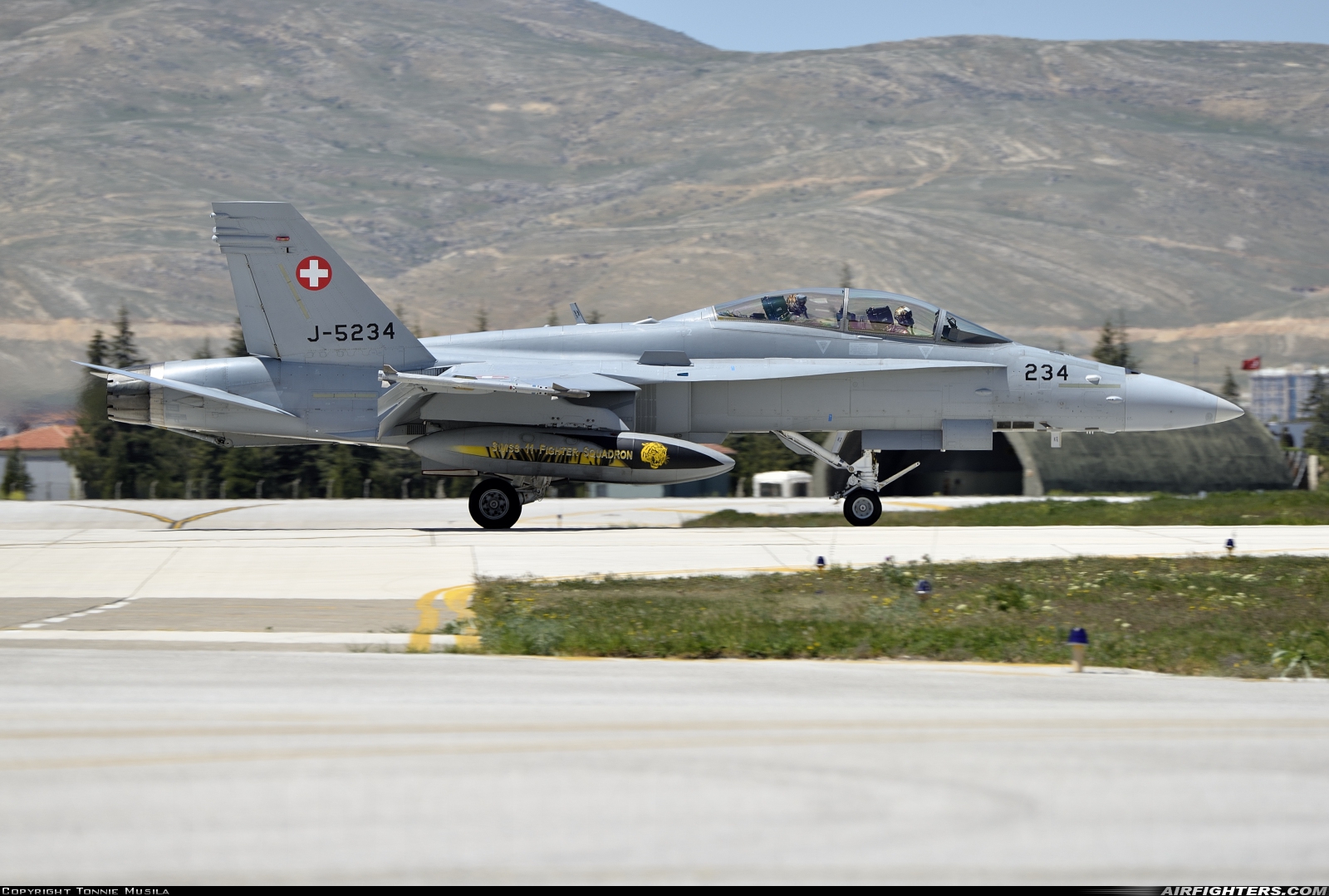Switzerland - Air Force McDonnell Douglas F/A-18D Hornet J-5234 at Konya (KYA / LTAN), Türkiye
