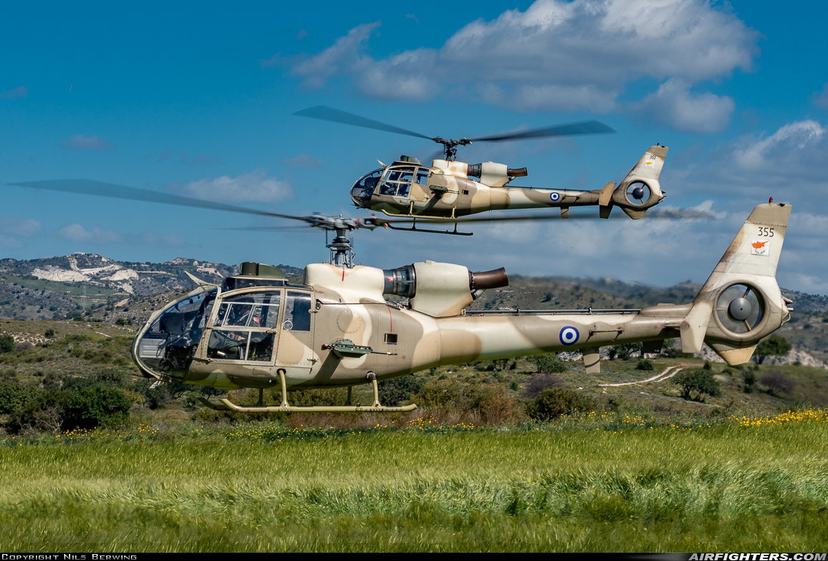 Cyprus - Air Force Aerospatiale SA-342L1 Gazelle 355 at Withheld, Cyprus