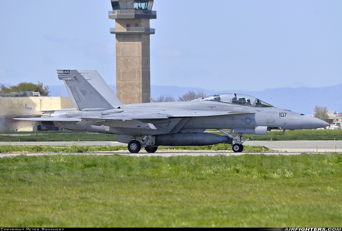 USA - Navy Boeing F/A-18F Super Hornet 165878 at Lemoore - NAS / Reeves Field (NLC), USA