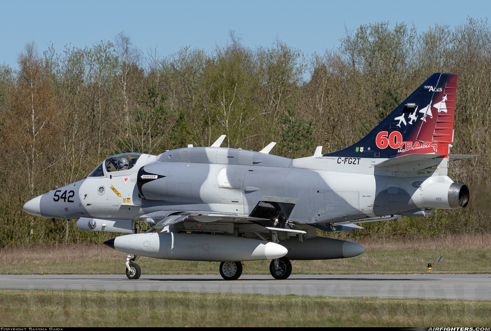 Company Owned - Top Aces (ATSI) Douglas A-4N Skyhawk C-FGZT at Nordholz (- Cuxhaven) (NDZ / ETMN), Germany