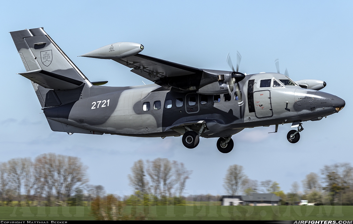 Slovakia - Air Force LET L-410UVP-E20 2721 at Saarbrucken (- Ensheim) (SCN / EDDR), Germany