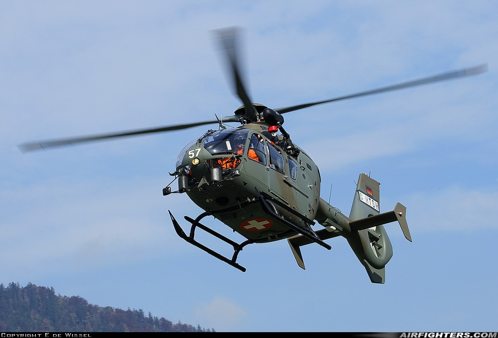 Switzerland - Air Force Eurocopter TH05 (EC-635P2+) T-357 at Alpnach (LSMA), Switzerland