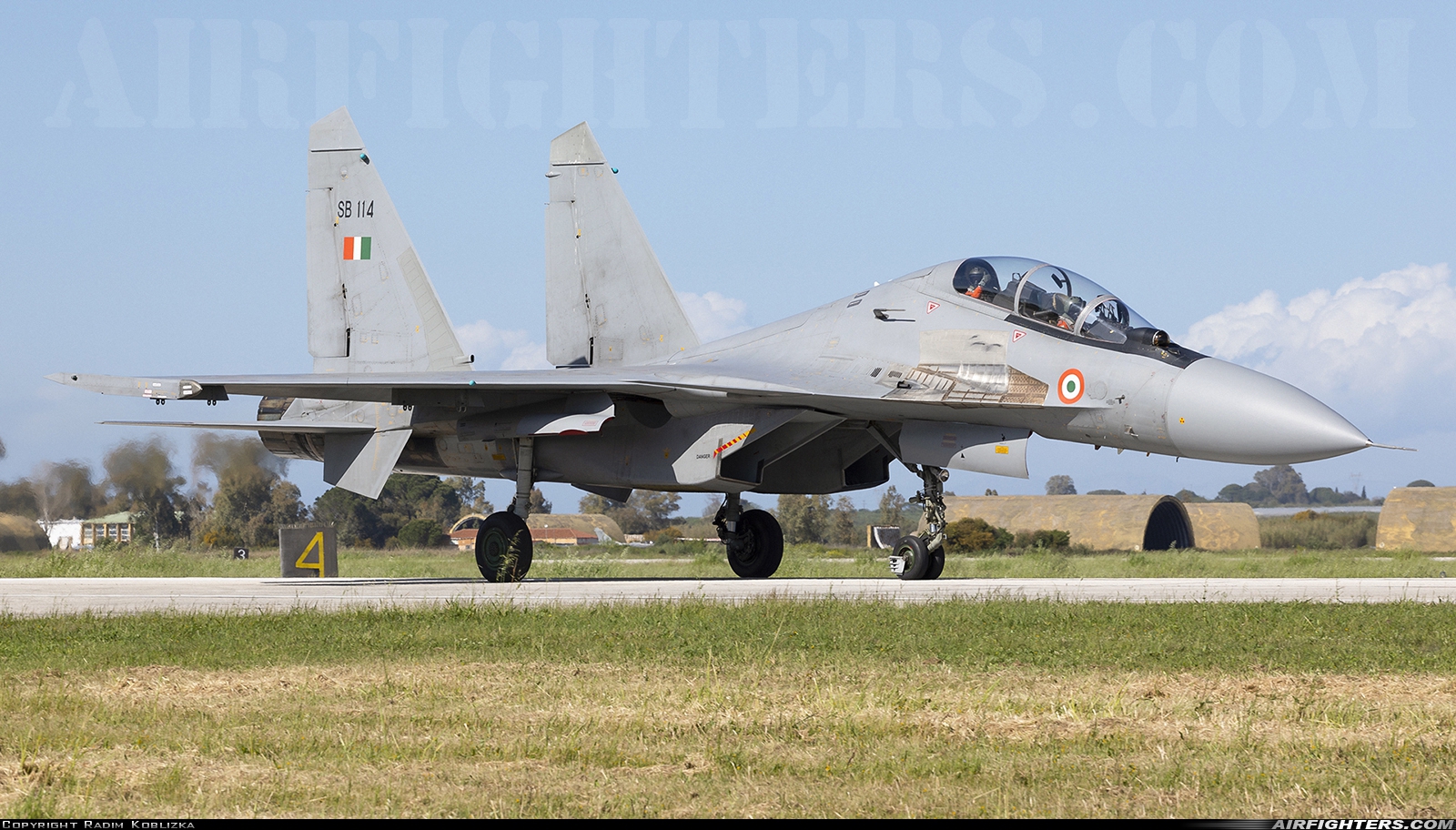 India - Air Force Sukhoi Su-30MKI Flanker SB114 at Andravida (Pyrgos -) (PYR / LGAD), Greece