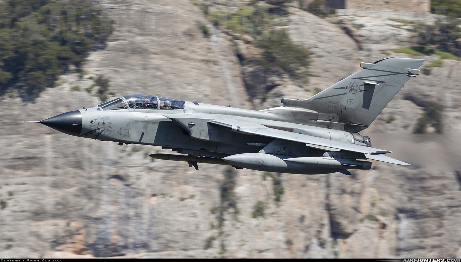 Italy - Air Force Panavia Tornado ECR MM7066 at Off-Airport - Vouraikos Canyon, Greece