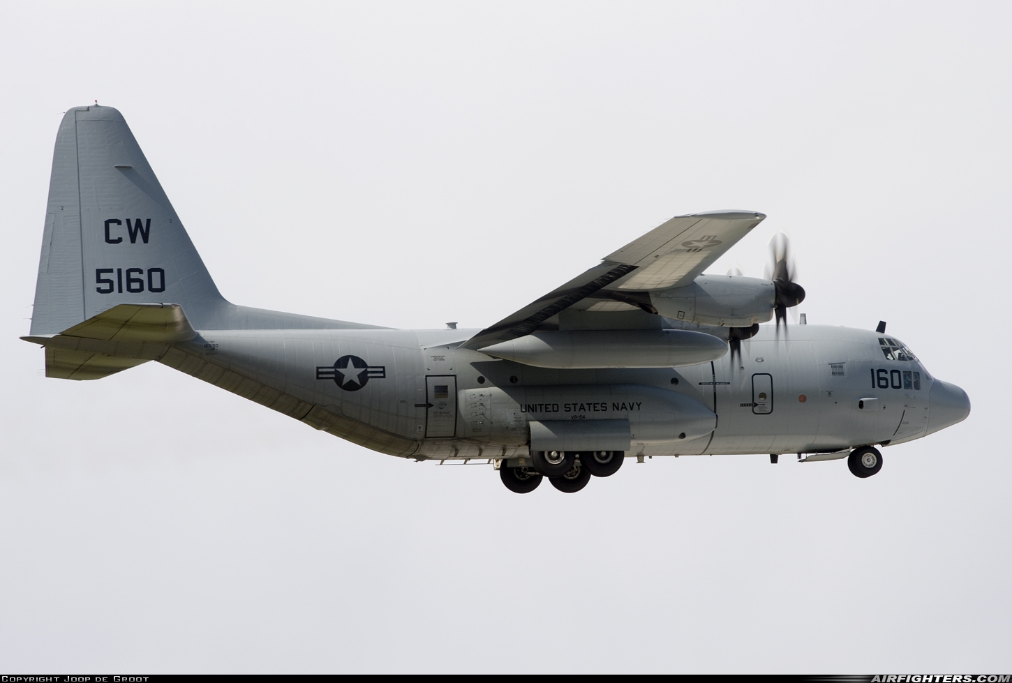 USA - Navy Lockheed C-130T Hercules (L-382) 165160 at Lossiemouth (LMO / EGQS), UK
