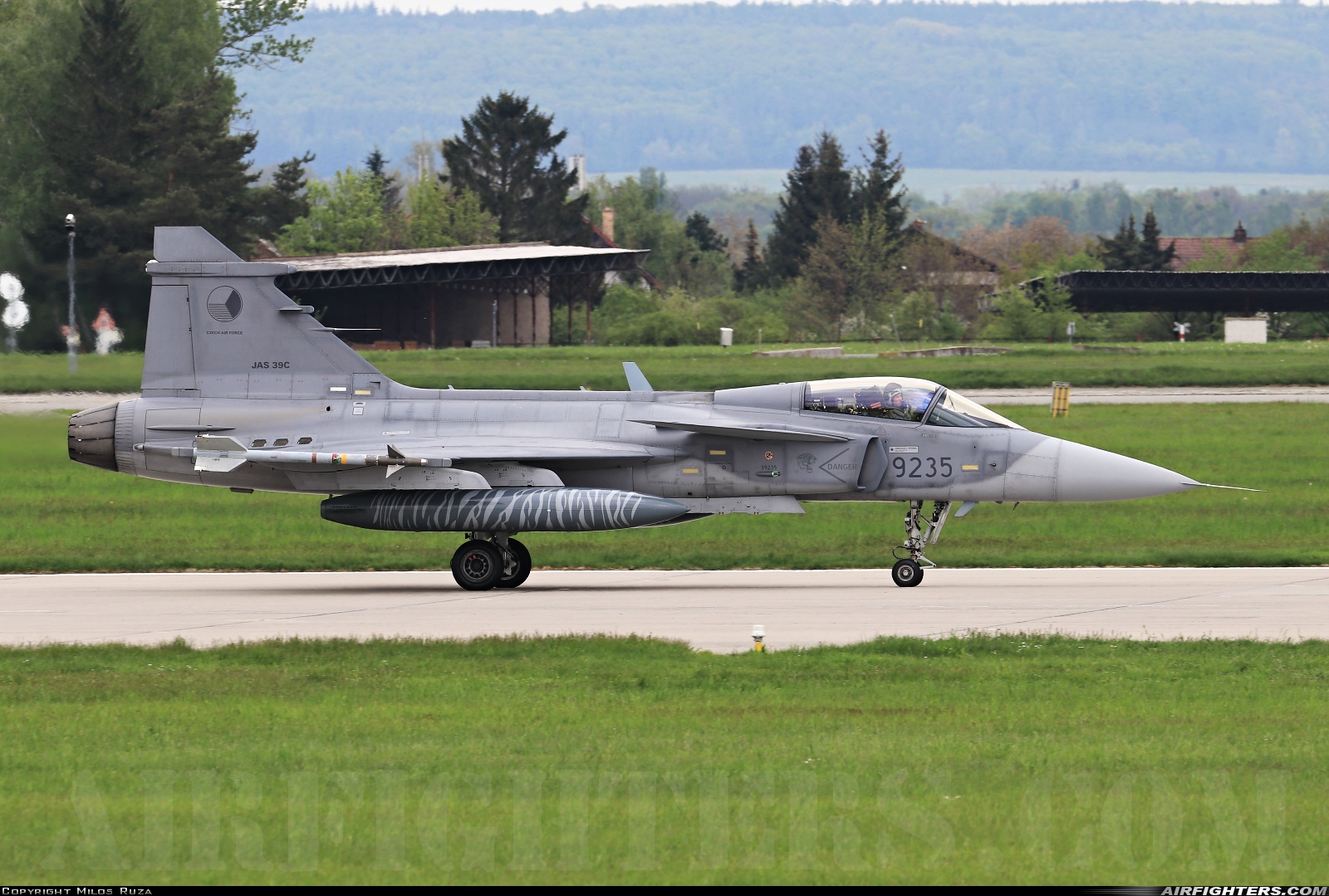 Czech Republic - Air Force Saab JAS-39C Gripen 9235 at Caslav (LKCV), Czech Republic