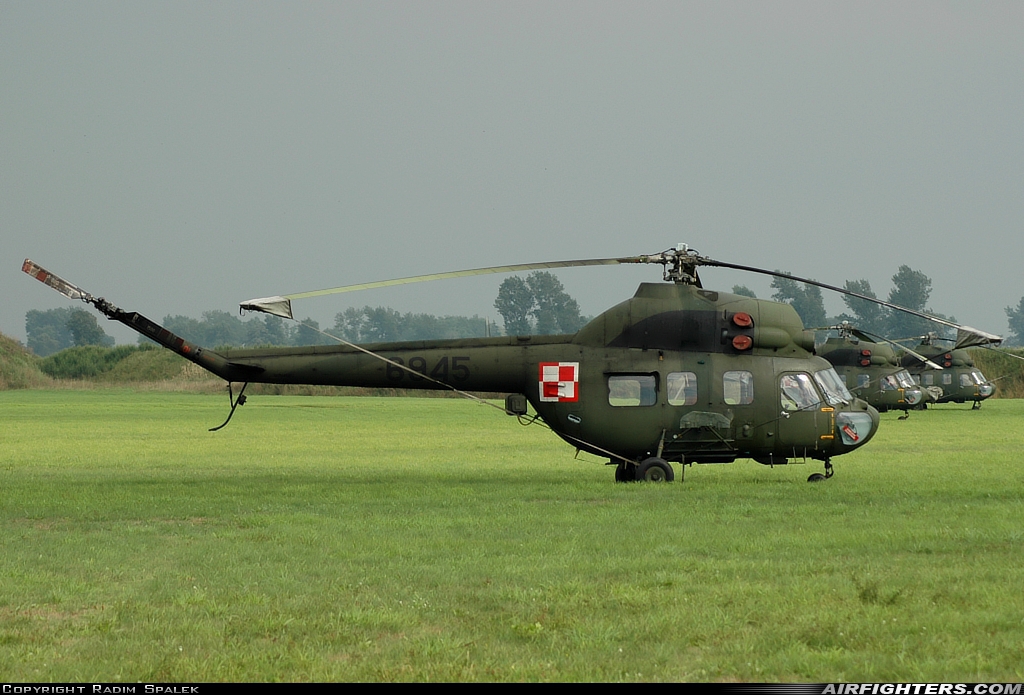 Poland - Army Mil Mi-2URP-G 6945 at Inowroclaw (- Latkowo) (EPIN / EPIR), Poland
