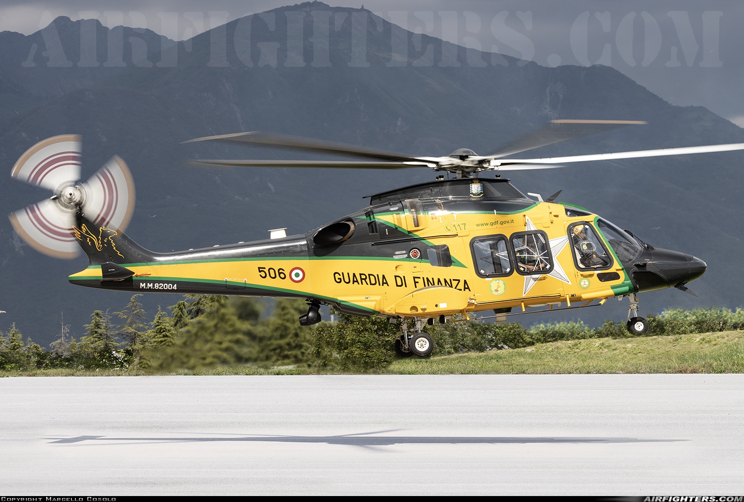 Italy - Guardia di Finanza AgustaWestland UH-169A (AW169) MM82004 at Off-Airport - Avro Osoppo, Italy