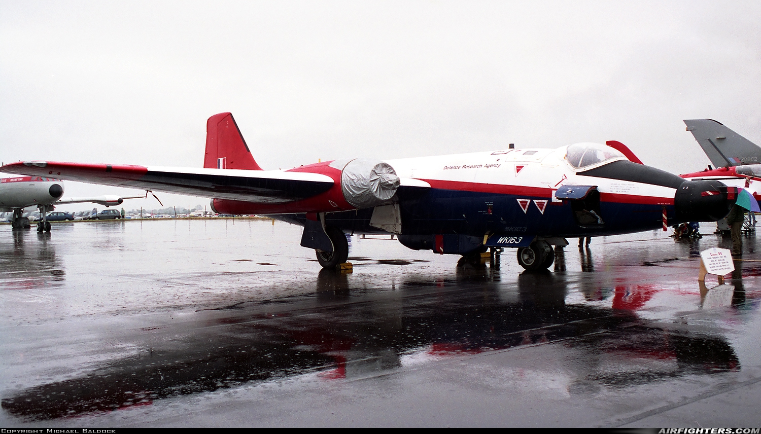 UK - Defence Research Agency English Electric Canberra B6 WK163 at Fairford (FFD / EGVA), UK