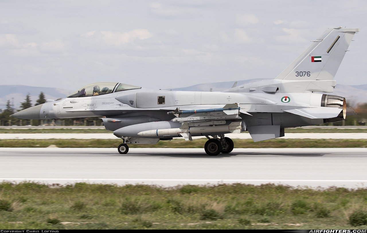 United Arab Emirates - Air Force Lockheed Martin F-16E Fighting Falcon 3076 at Konya (KYA / LTAN), Türkiye