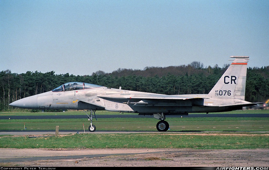USA - Air Force McDonnell Douglas F-15C Eagle 79-0076 at Utrecht - Soesterberg (UTC / EHSB), Netherlands