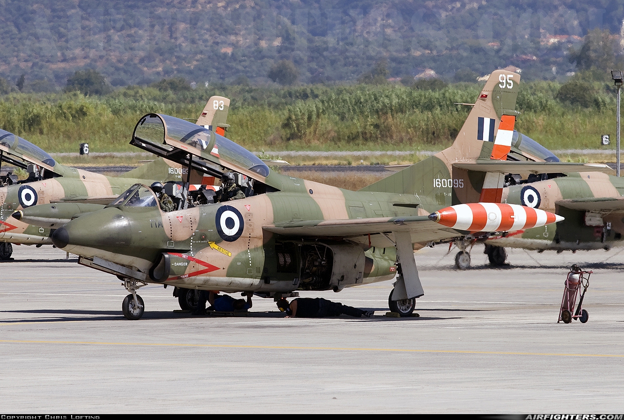 Greece - Air Force North American T-2E Buckeye 160095 at Kalamata (LGKL), Greece