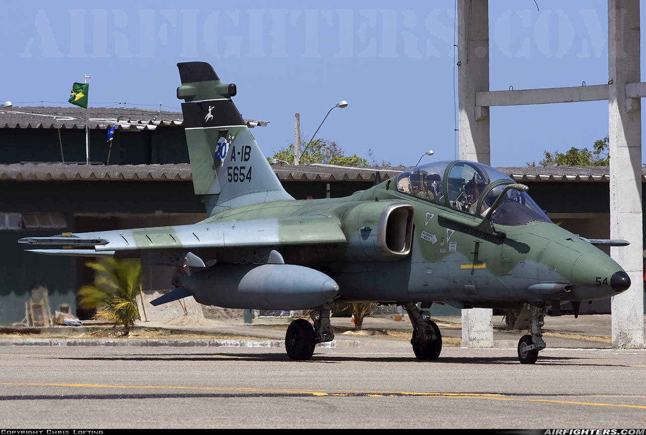 Brazil - Air Force AMX International A-1B 5654 at Fortaleza - Pinto Martins (FOR / SBFZ), Brazil