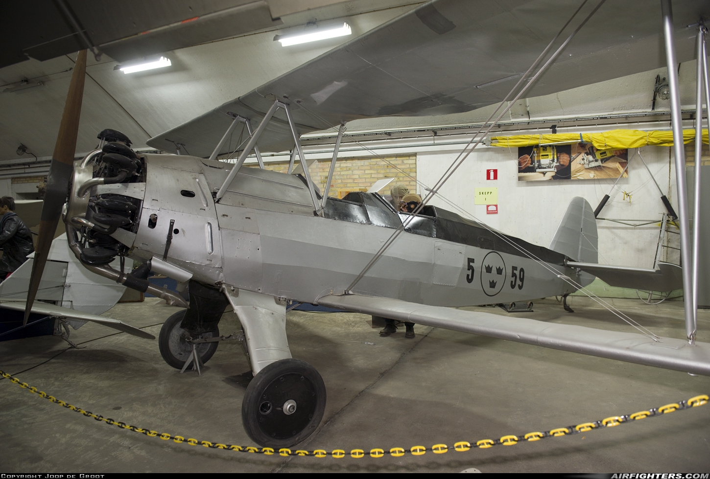 Sweden - Air Force Focke-Wulf Sk.12 Stieglitz (Fw-44J) 647 at Gothenburg - City (Save) (GSE / ESGP), Sweden