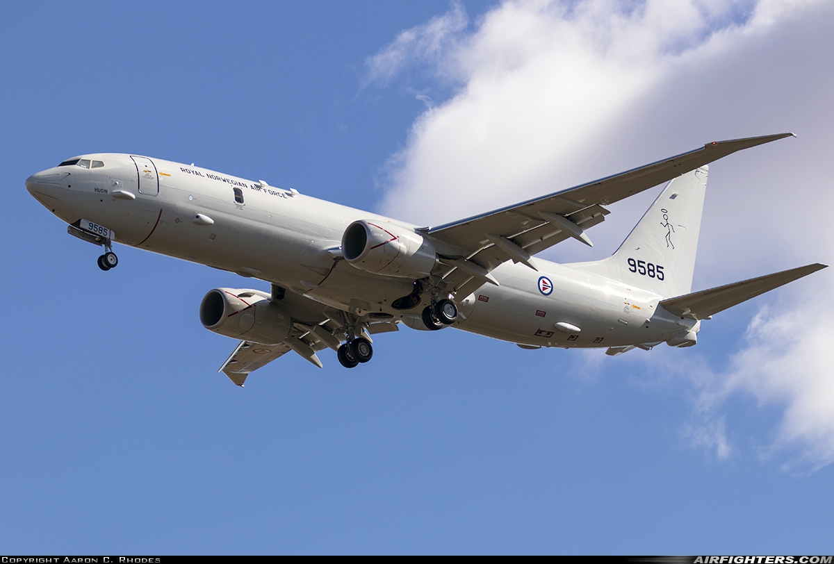 Norway - Air Force Boeing P-8A Poseidon (737-800ERX) 9585 at Moses Lake - Grant County Int. (Larson AFB) (MWH / LRN), USA