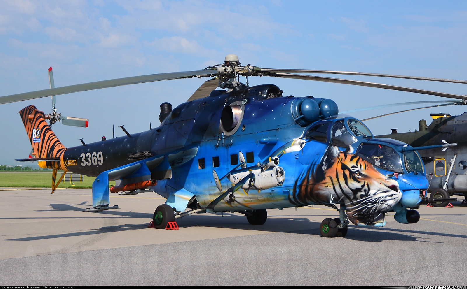 Czech Republic - Air Force Mil Mi-35 (Mi-24V) 3369 at Caslav (LKCV), Czech Republic